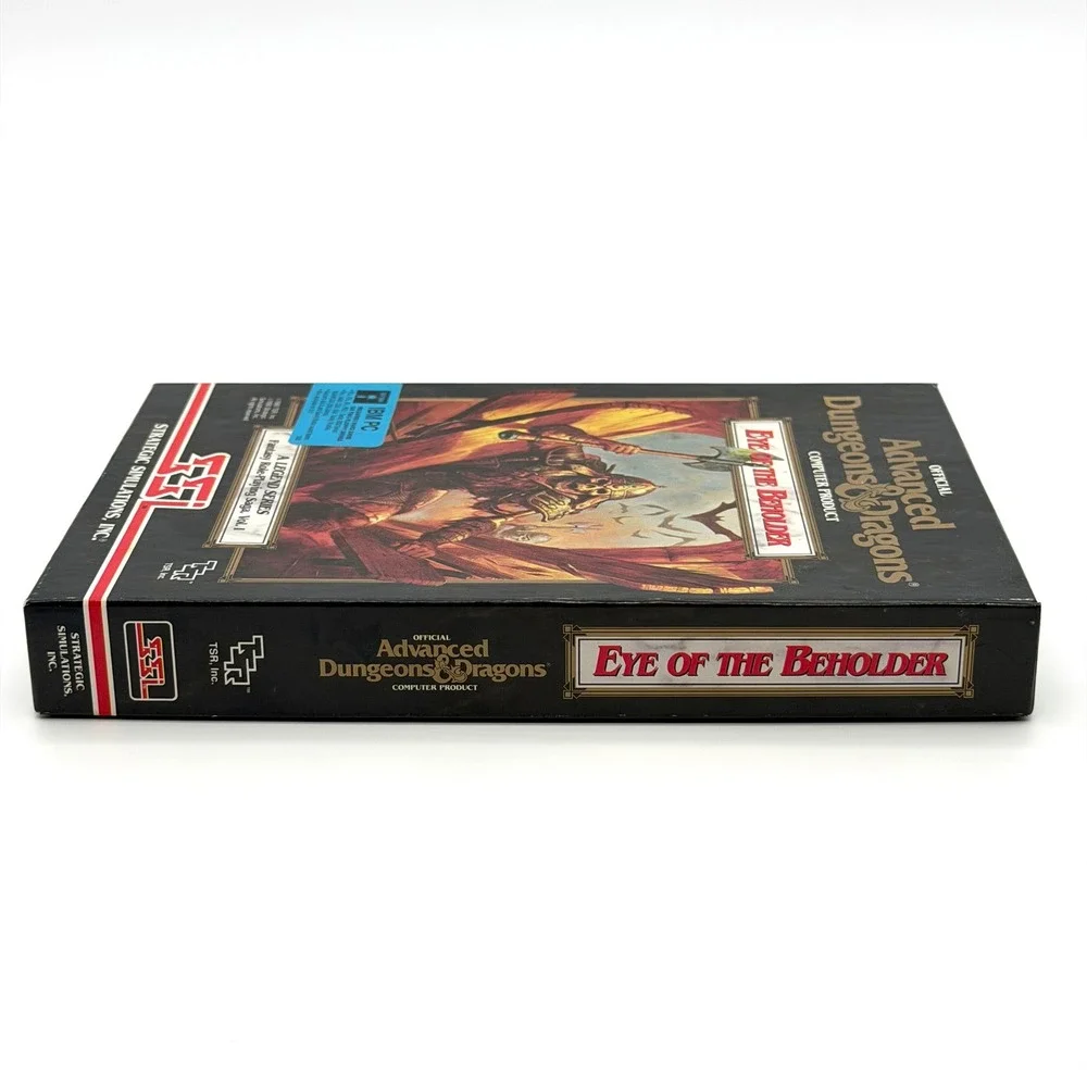 Eye of the Beholder AD&D Big Box PC Game 5.25 Floppy SSI D&D 1990 TSR